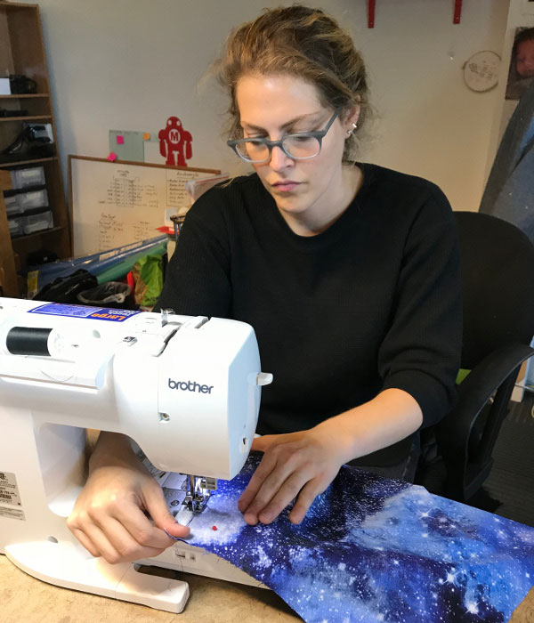 Sew together your cotton fabric