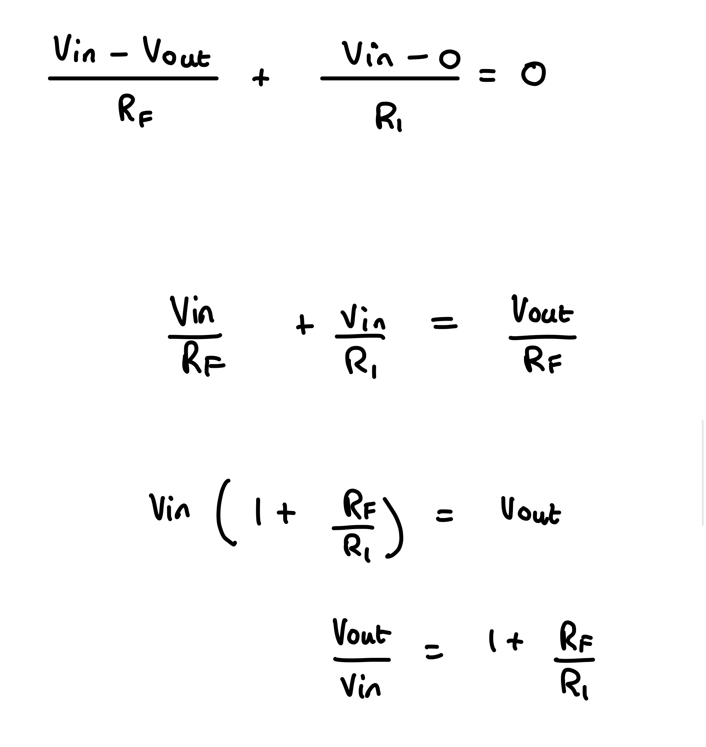 Non Inverting Gain