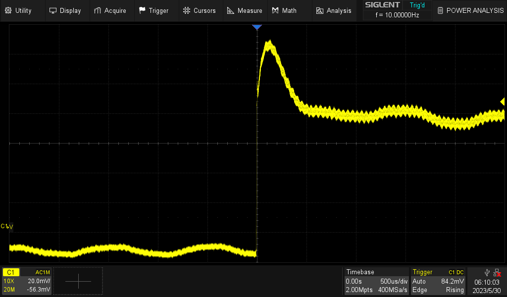 adjustable switching power supply output noise