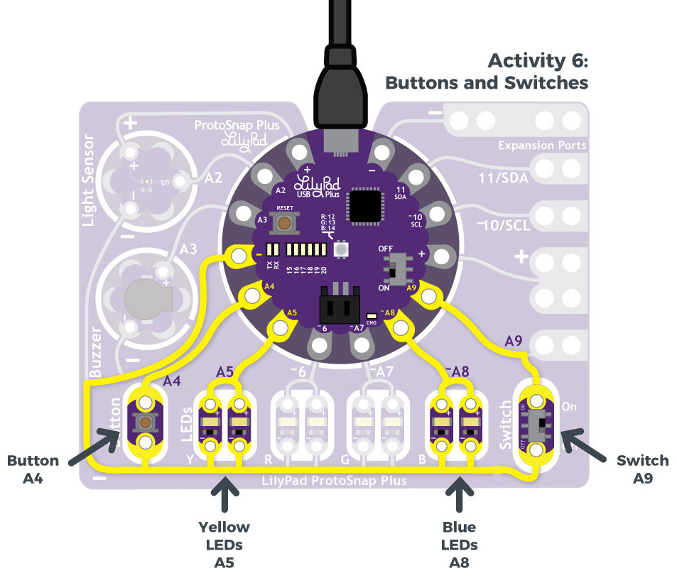 Activity 6: Buttons and Switches