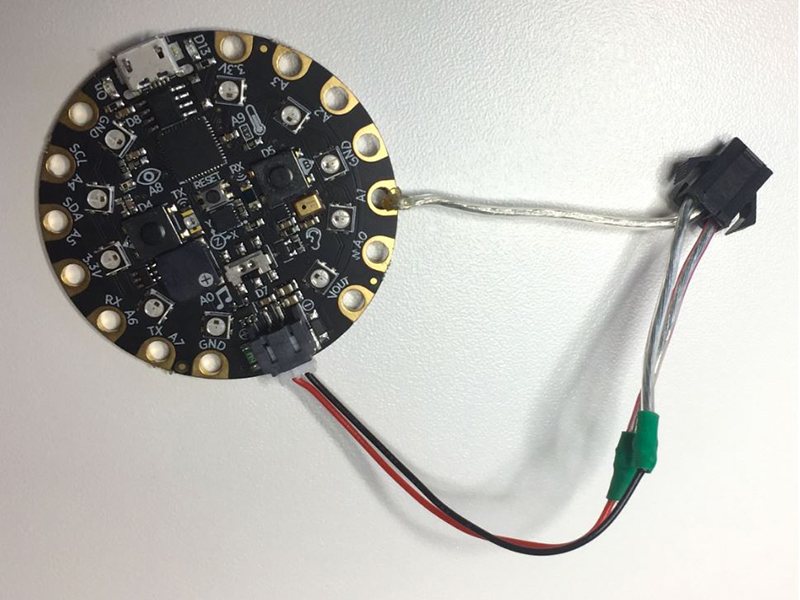 Connect the Microcontroller at the input end