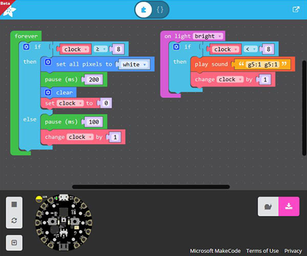 Microsoft MakeCode Code Editor 2