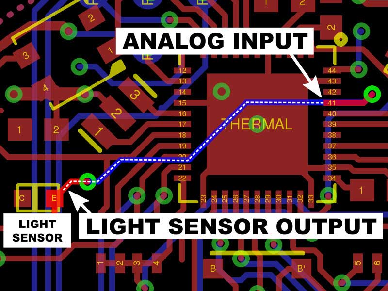 Light Sensor Circuit Path