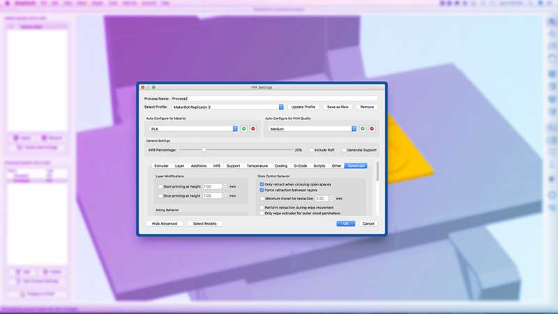 Setting Up Simplify 3D