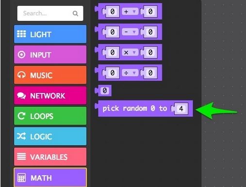 Pick Random 0 to 4 Photon Forward by Block