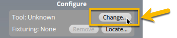 Next to the Tool button, click the Change button