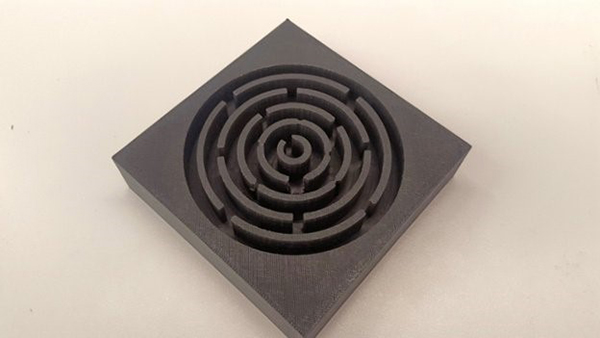 milled ABS maze