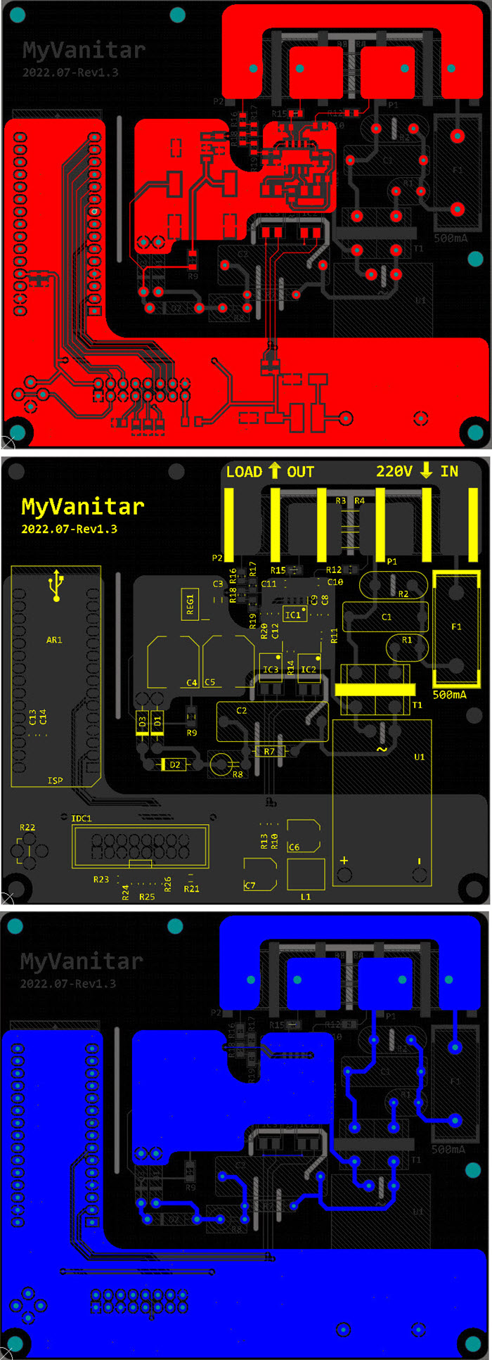 Digital AC Energy Meter Circuit 2