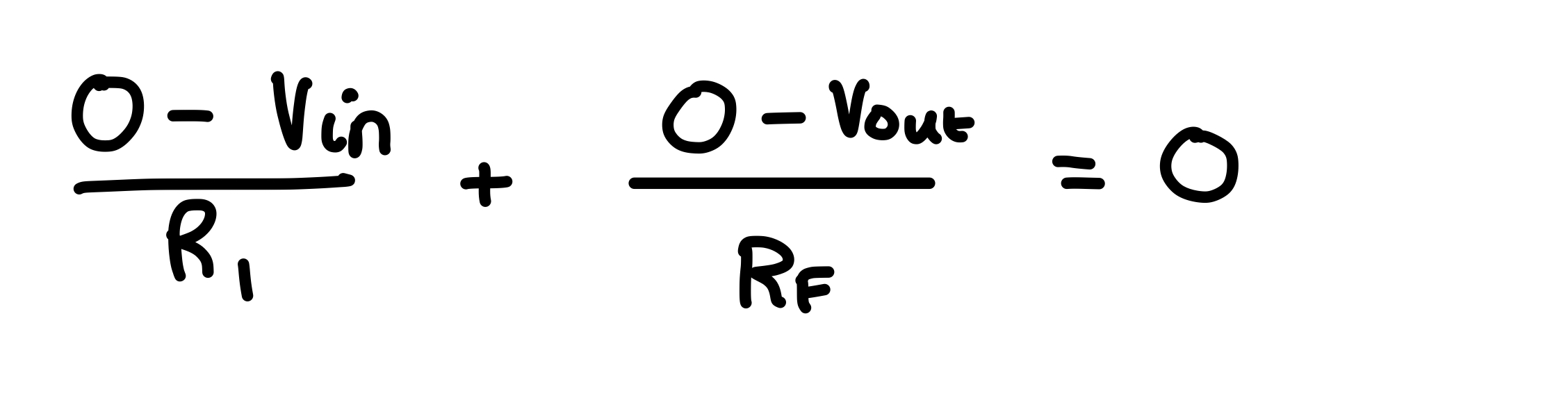 inverting nodal analysis