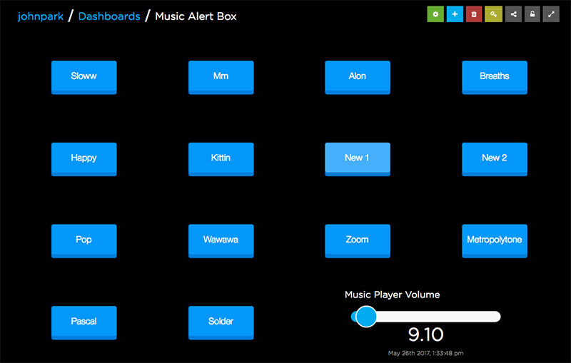 Create Volume Slider