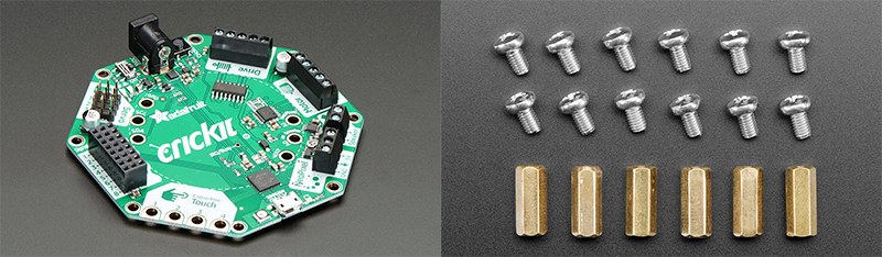 Crickit for Circuit Playground Express + Mounting Kit