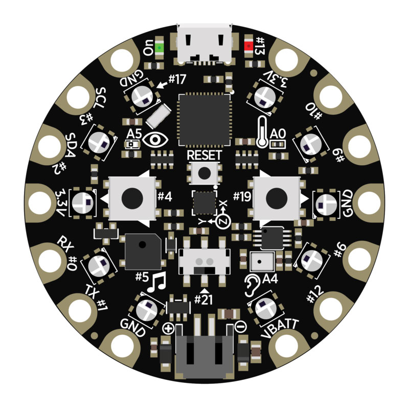 Circuit Playground PZ-1: Pizza Box DJ Controller