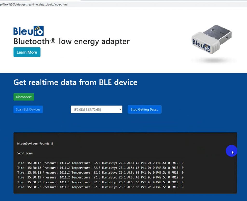 ble data collection