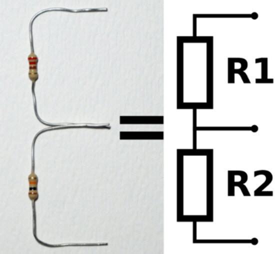 actual value of the resistors