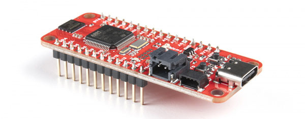 STM32 Thing Plus with soldered male headers