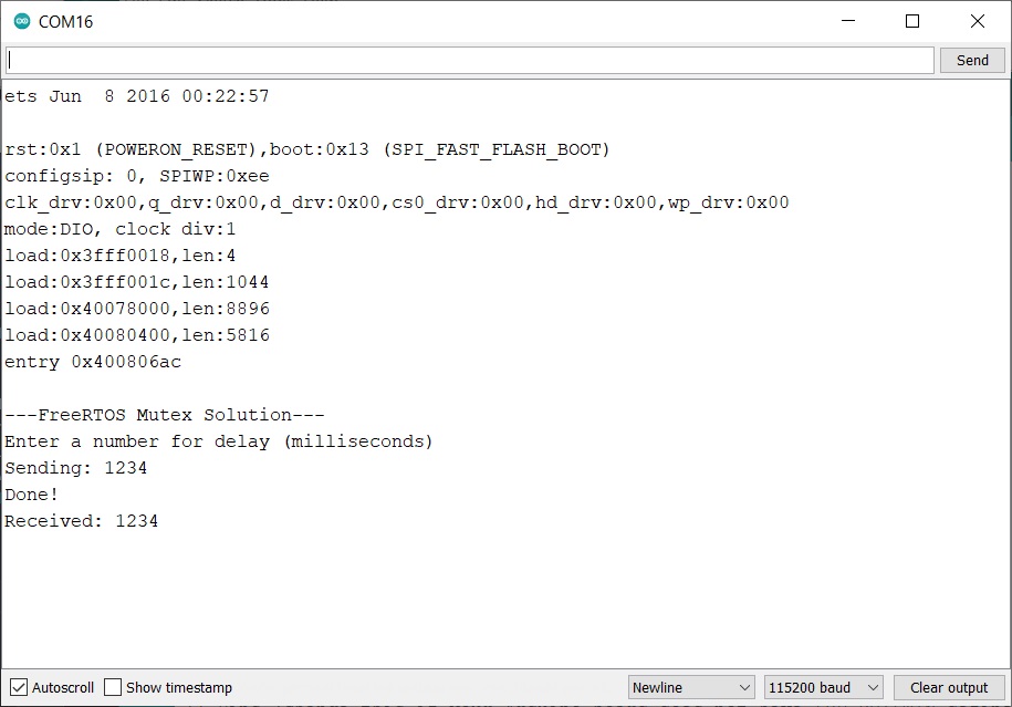 Parameter stays in scope in Serial output