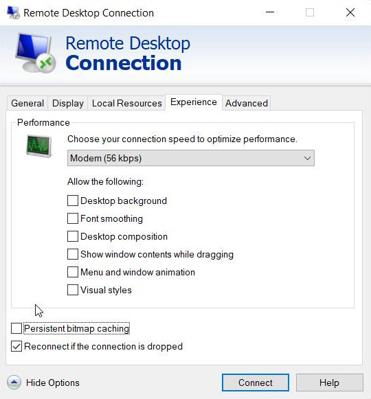 Configure RDP