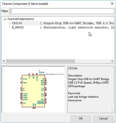 ‘Save current library to disk’ will become enabled