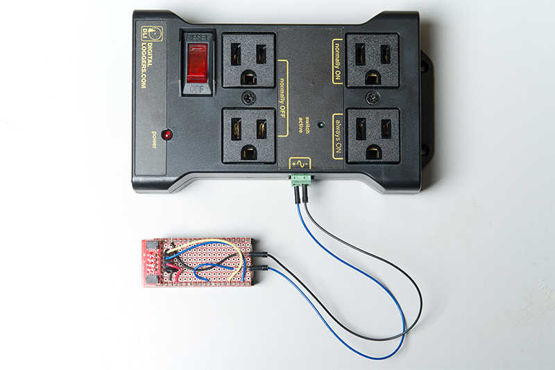 place the base plate onto the ESP32 Thing