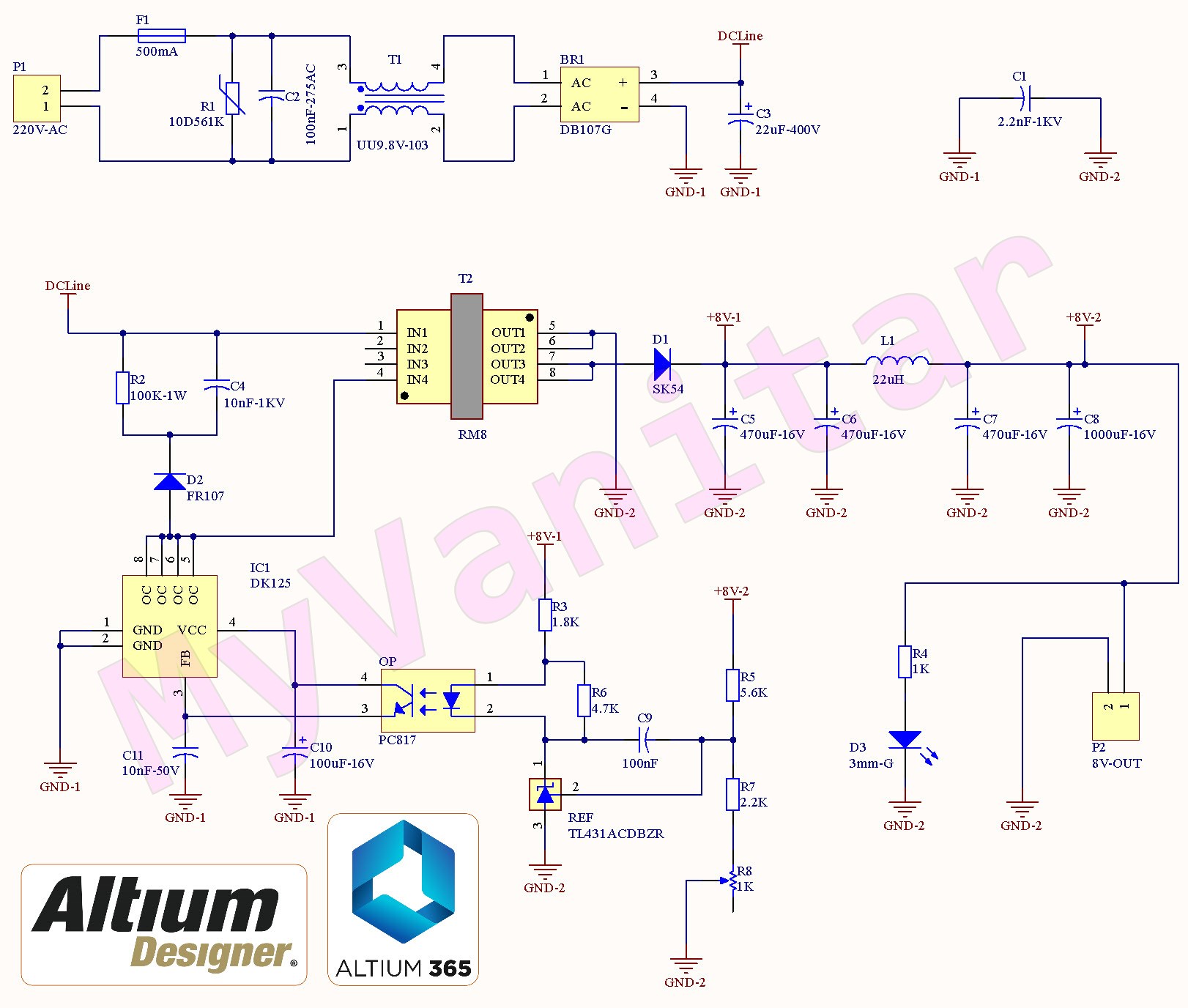 flyback switching power supply