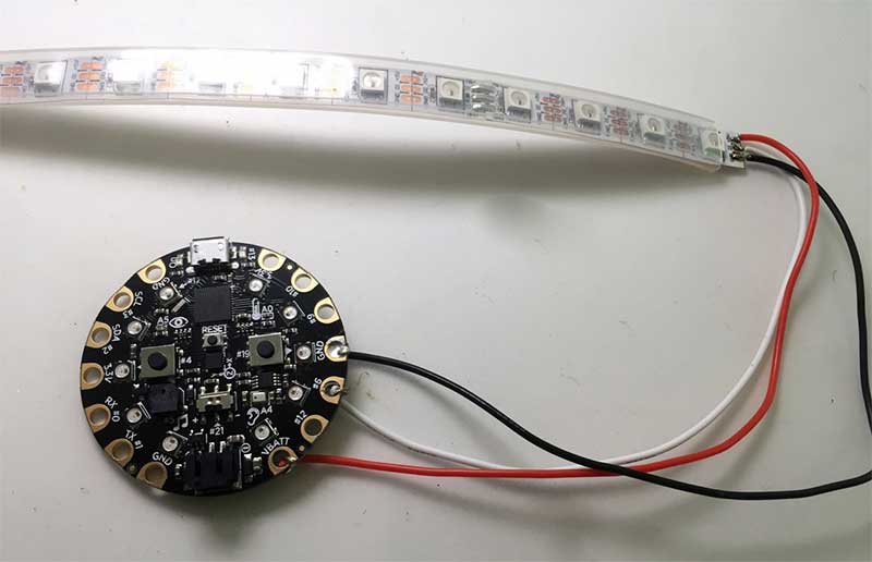 Connecting Neopixels