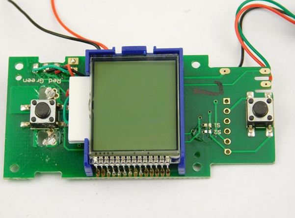 The top side of the main PCB