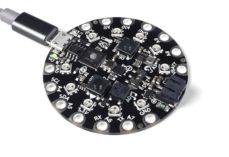 CircuitPlayground morse code flasher