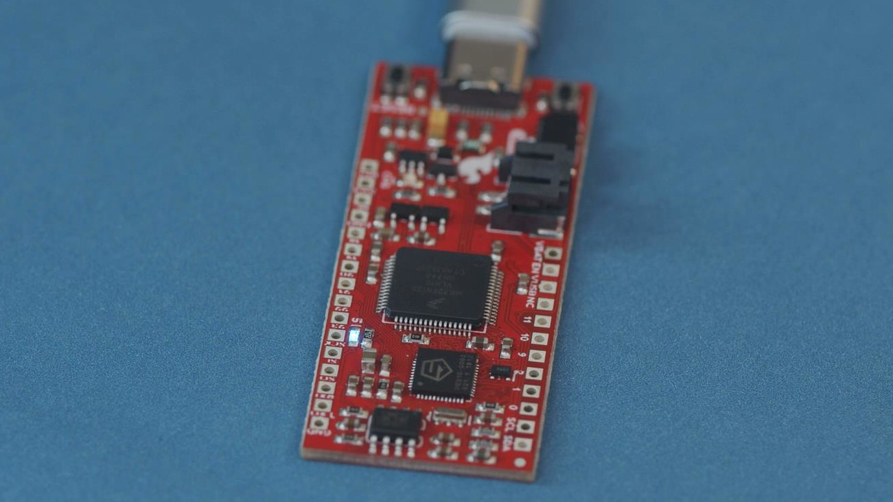 Blinking LED on Red-V board