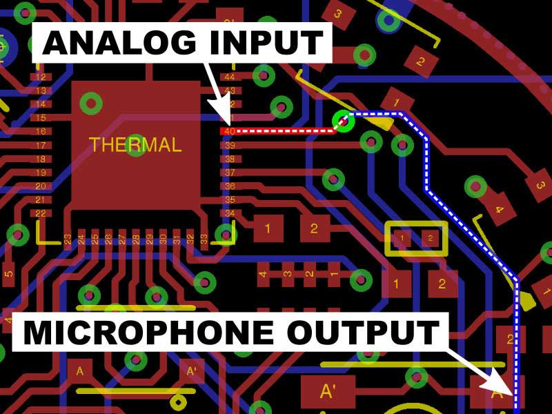 Microphone Output Circuit Path