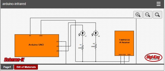 arduino-infrared scheme-it