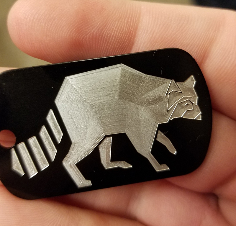 Engraved Dog Tag