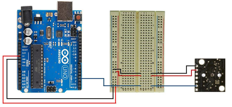 How to connect the sensor to the Arduino