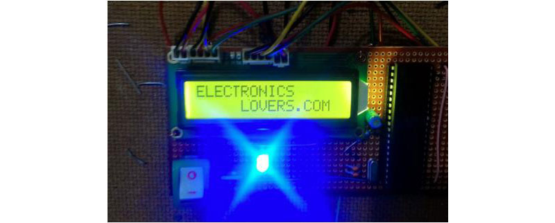 Interfacing 16x2 LCD with an 8051 Microcontroller