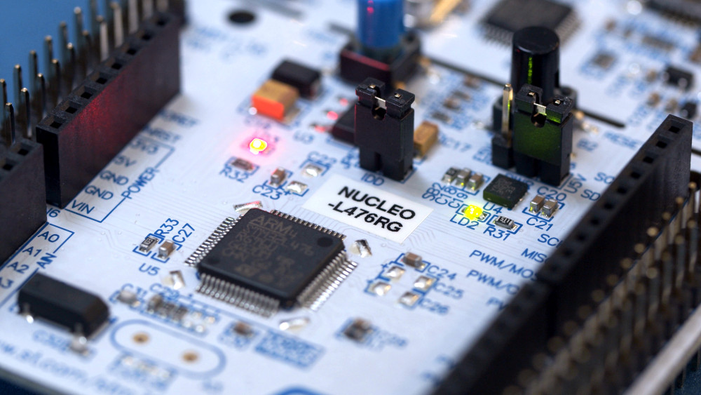 STM32 Nucleo blinking LED