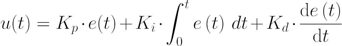 PID controller equation