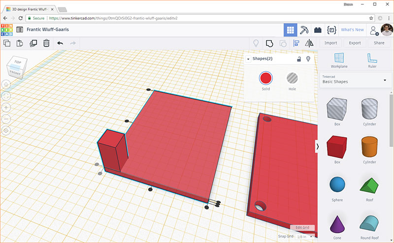 Use Align tool to line up corner of post/foundation