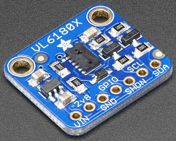 VL6180X time-of-flight distance sensor