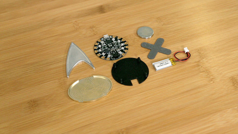 Circuit Playground Combadge