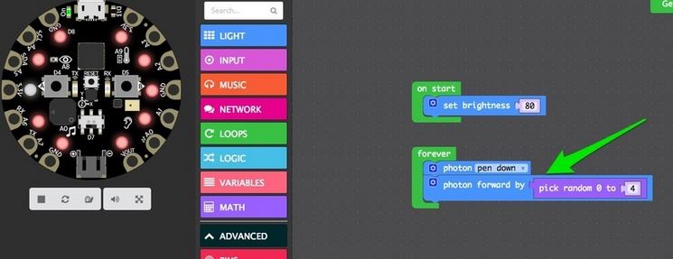 Set Brightness Block