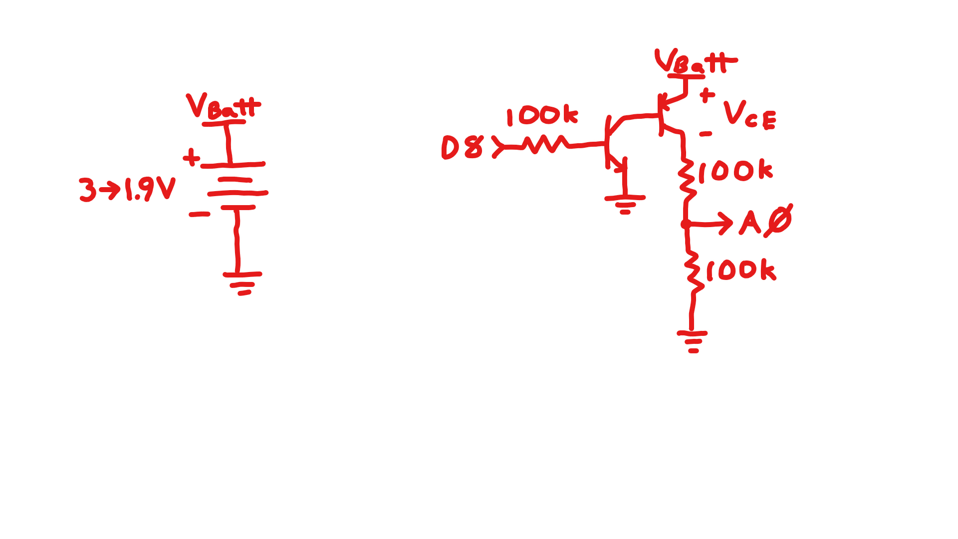 Selective voltage divider