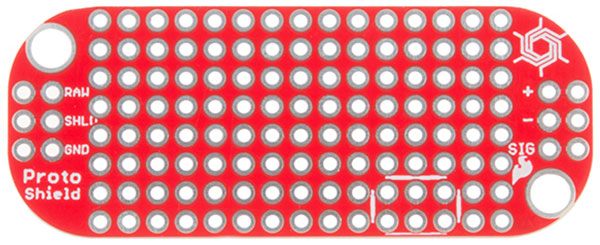 MyoWare Proto Shield (top view)