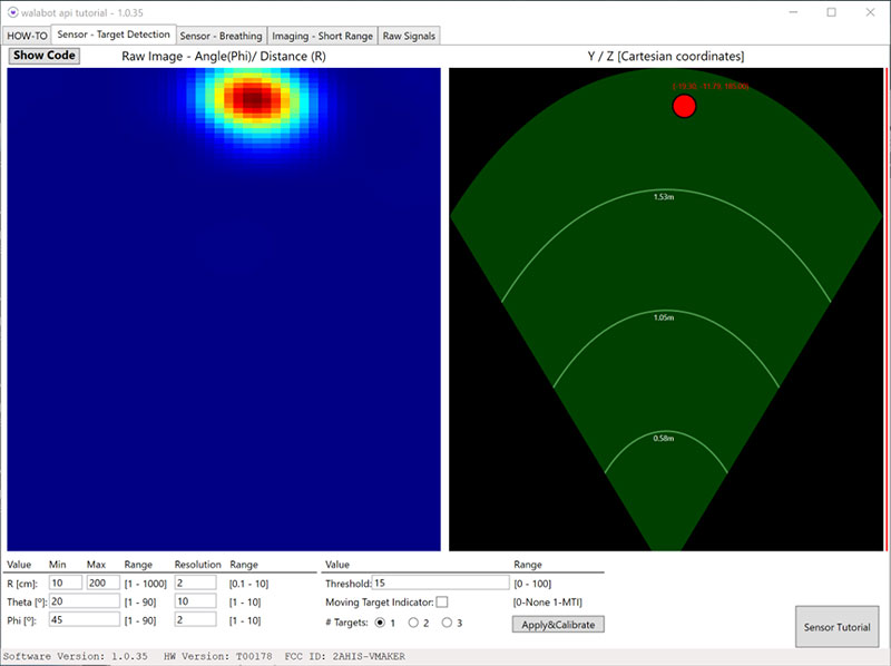 how it looks when an object is at a distance