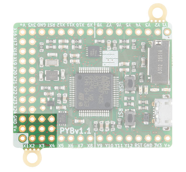 Four 3-Pin Headers, GND, VCC, Four PWM Signal Lines