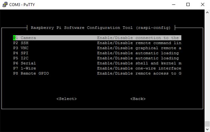 Interfacing options