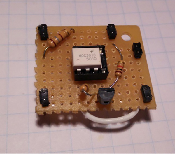 The MOC310 driver board circuit looks like this