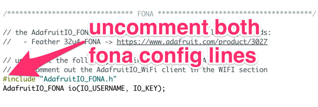 uncomment both fona config lines