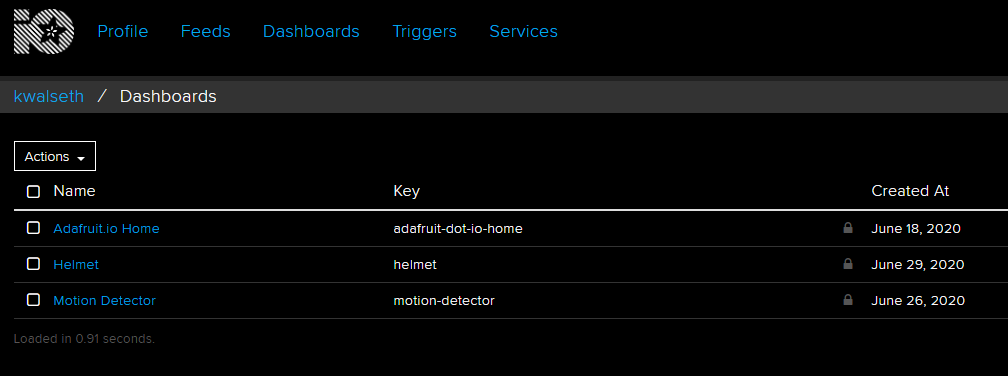 Dashboard