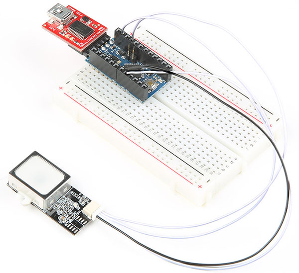 Fingerprint Scanner Connected to Arduino