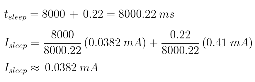 Calculate current draw