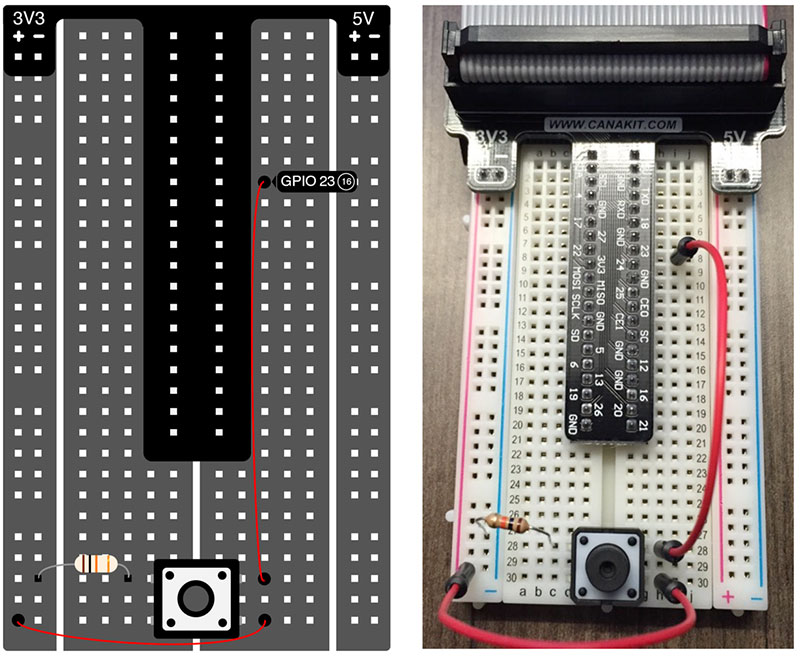 Connecting the GPIO